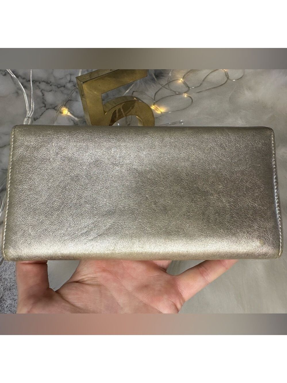 Authentic Cartier Love Collection Gold Calfskin Leather Long Wallet France Made - Picture 3 of 16